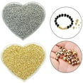 thumbnail image 4 of Hypoallergenic Spacer Bead 14K Yellow Gold Filled Beads Jewellery Making 100pcs Gold 3MM, 4 of 6