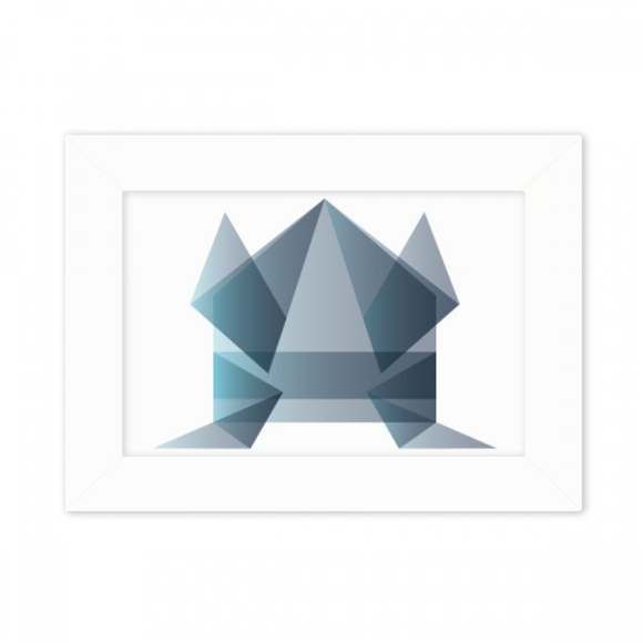 Origa Frog Geometric Shape Photo Mount Frame Picture Art Painting Desktop 5x7 inch