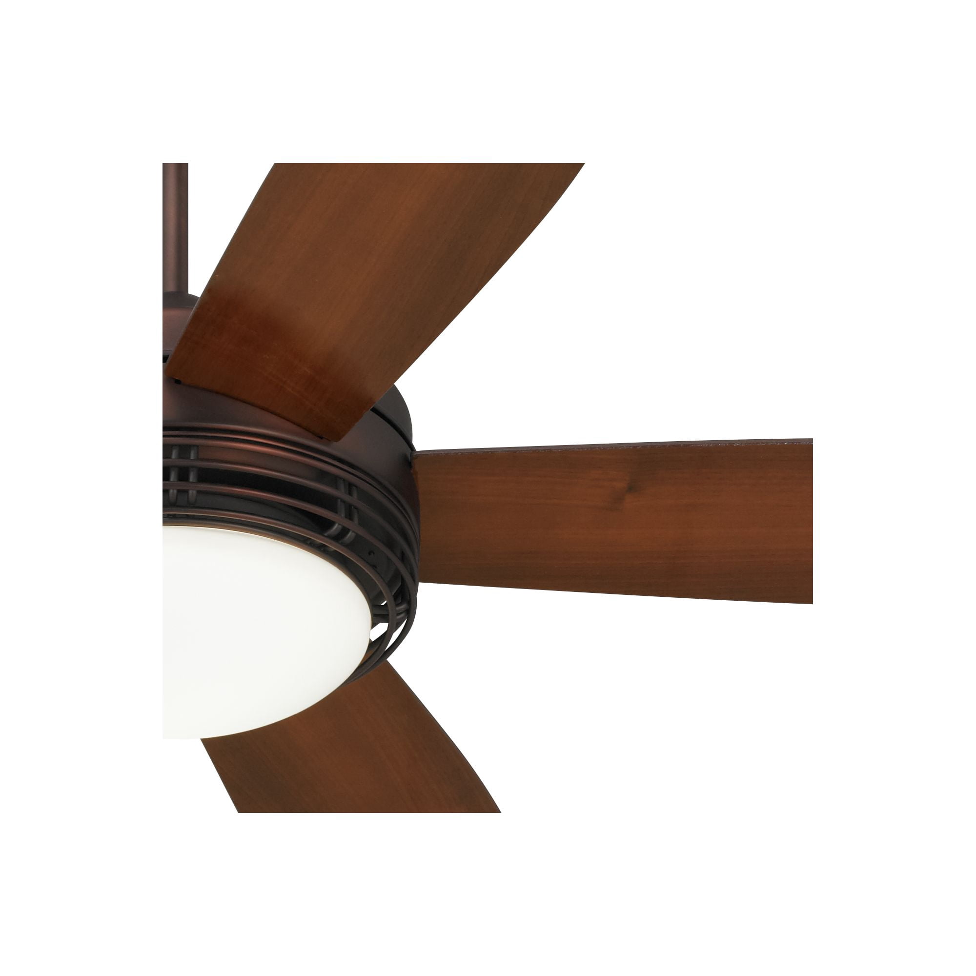 60" Casa Vieja Province Modern Indoor Outdoor Ceiling Fan with Light LED Remote Oil Brushed Bronze Dark Walnut Opal Glass Damp Rated for Patio House