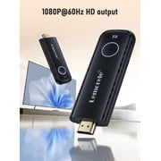 Lemorele Wireless HDMI Transmitter and Receiver, Plug & Play Portable Wireless HDMI, 1080P 164Ft Wireless HDMI Extender for Laptop/Pc/Tv Box/Camera/Projector