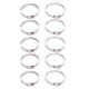 thumbnail image 1 of Abrazaderas De Manguera De Acero Inoxidable, Abrazaderas De Manguera Reciclables Resistentes A La Sal Reutilizables Ajustables Resistentes A La Corrosión De 44-64 Mm 10 Piezas ANGGREK Worm Drive Hose Clamp, 1 of 8