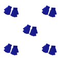 thumbnail image 2 of Qarigey 1 par de guantes sin dedos, elegante cubierta de medio dedo para invierno, calentadores de dedos para adultos, cubiertas de mano Azul oscuro 5Conjunto, 2 of 6