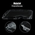 thumbnail image 4 of Coche Delantero Faro Lente Transparente Lente Cubierta 63126924045 Izquierda Lado, 4 of 6