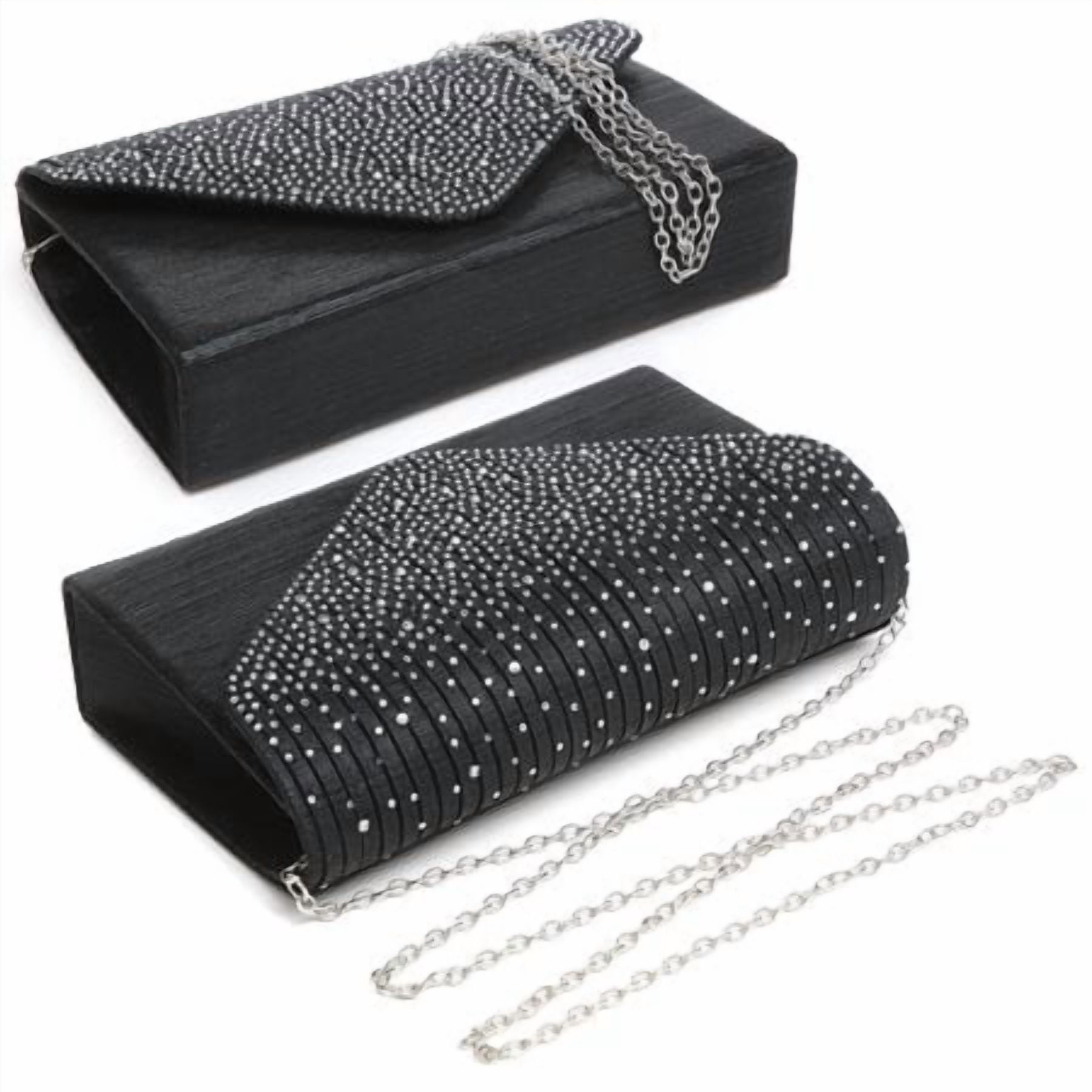 Dasein Women's Evening Bags Envelope Handbag Party Prom Clutch Purse Shoulder Cross Body Bag