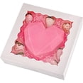 thumbnail image 1 of Cajas para pasteles JAMW 16x9x7.5cm con ventana para magdalenas donas y pasteles blanco, 1 of 5