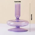 thumbnail image 4 of (Single layer-Purple) Simple and creative glass vase candle holder, 4 of 14