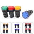 thumbnail image 2 of 4Pcs 22Mm Panel Hole Mount Led Light 28Mm Pilot Indicator Signal 220V Ac 4Pcs, 2 of 5