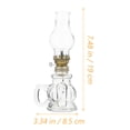 thumbnail image 2 of Raindrops 1 Set Vintage Oil Lamp Glass Kerosene Oil Lamp for Home Emergency Lighting No Oil, 2 of 8