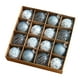 thumbnail image 5 of 16 adornos navideños de bolas con dijes colgantes de 6 cm para decoración navideña. Azul, 5 of 9