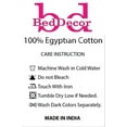 thumbnail image 2 of BedDecor 100% Egyptian Cotton 5PCs Pinch Pleated Duvet Set Solid Wine Color Oversized King Size, 2 of 5