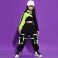 thumbnail image 4 of Traje de hip-hop para niñas Traje de baile de jazz Alojamiento de hip-hop para niños Vestimenta de pasarela para niñas Actuación de jazz, 4 of 5