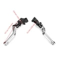 thumbnail image 2 of Brake Clutch Levers For YAMAHA YZF R3 R25 MT 25 2015-2017 Silver, 2 of 4