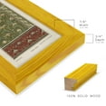 thumbnail image 2 of Nouveau Decorative VI - Framed Print w/glass - Sunflower Yellow, 2 of 8