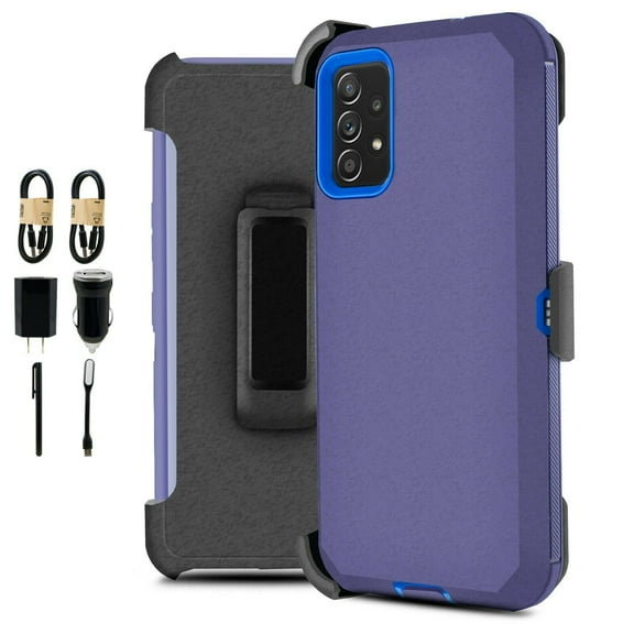 Value Pack ! for Samsung Galaxy A72 5G Phone Case 360° Cover Clip Kickstand Holster Hybrid Shock Bumper