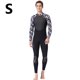 thumbnail image 3 of DivaSail Wetsuits Buceo Traje de buceo Hombre y traje de mujer Manga larga Pantalones largos Cuerpo completo Traje de baño completo Deportes transpirables Pieles de buceo Hombres Negro / blanco 【S】 seitruly OD003283-01, 3 of 7
