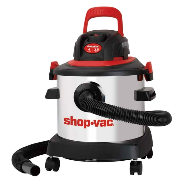 Shop-Vac 4 Gallon 2.5 Peak HP Stainless Steel Wet Dry Vacuum