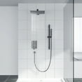 thumbnail image 2 of Kichae Rain Shower Head System - 10 inch Bathroom Shower Head with Faucet and Valve Combo,Black, 2 of 5