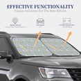 thumbnail image 4 of Saiise Baby Elephant Giraffe for Foldable Car Sun Shades (2-Pack) Offer Sun Protection with an Easy-fold Design for Convenient Windshield Shading-Small, 4 of 6