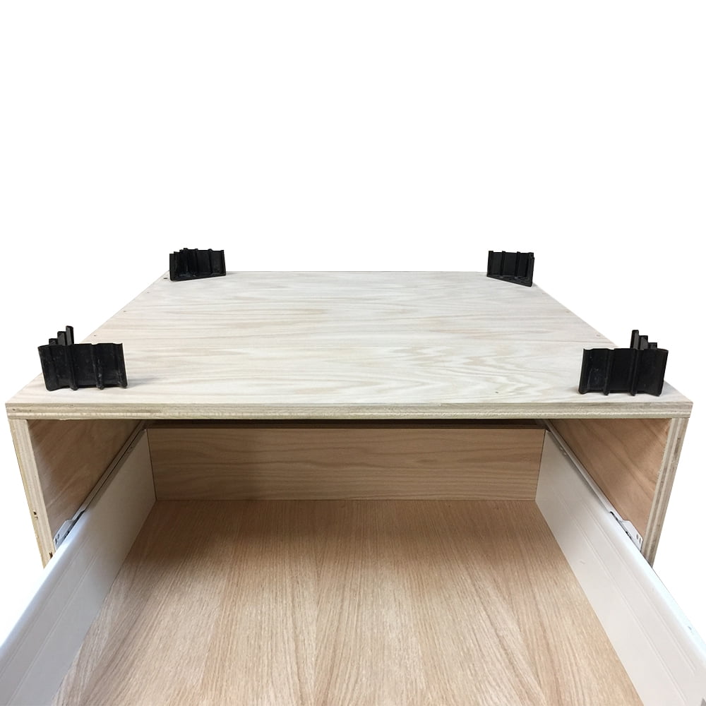 Wood laundry pedestal with drawer box, cover is made of royal cherry melamine -CUSTOM MADE - 26"W x 29"L x 13"Height