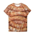 thumbnail image 1 of Drppepioner Liquidation d'Économies Offres T-Shirt à Manches Courtes pour Femmes Haut à Manches Courtes Col Rond Haut/chemise Jaune, 1 of 4