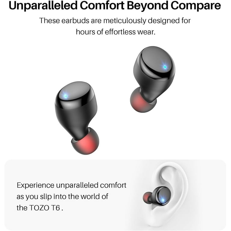 Tozo t6 true wireless earbuds bluetooth hotsell