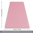 thumbnail image 2 of Cmhoo Gaming Mouse Pad with Stitched Edges,[27.5X11.8IN] Non-Slip Rubber Base,Waterproof Computer Desk Mat for PC,Mac, Laptop-Thick Durable Surface for Office,Home,Work-70x30 PinkW, 2 of 5