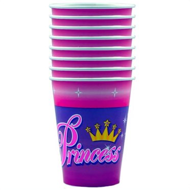 Disney Princess Once Upon a Time Kids Birthday Party 9 oz. Paper Cups ...