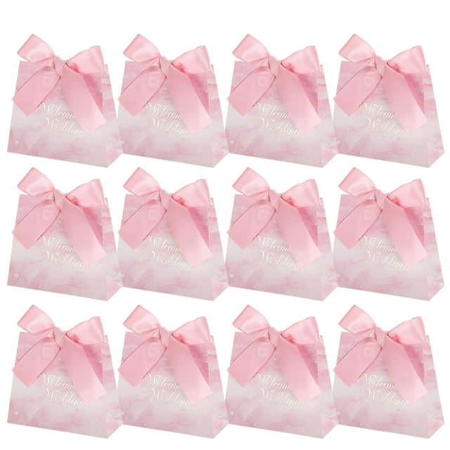50PCS Wedding Candy Box Creative Decorative Candy Box Treat Box Cookie Box