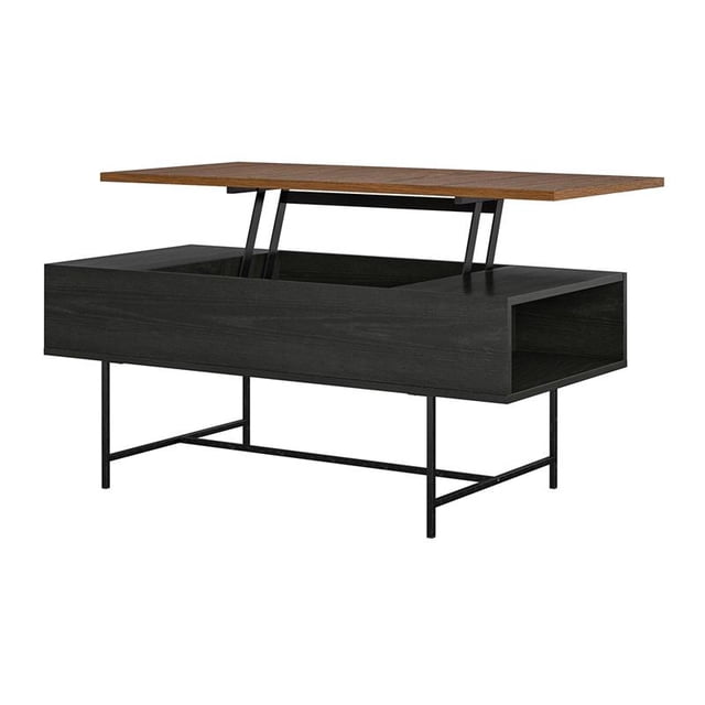 Ameriwood Home Reznor Lift-top Coffee Table in Black Oak
