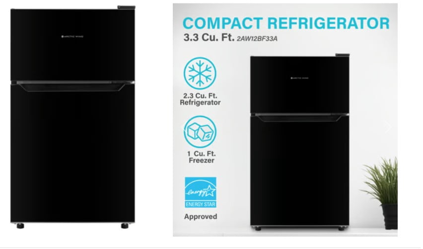 ARCAPL 1AW2BF33A 3.3 Cu. ft. Top Mount Refrigerator