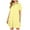Yellow, variant on ZZwxWA Women's Button Down Shirt Dress Summer Casual Short Sleeve Cotton Linen Ruffle Shift Mini Dresses Solid Color Womens Sundress