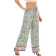 thumbnail image 2 of Pantalones anchos de pierna ancha para mujer, 2 of 5