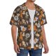 thumbnail image 2 of Fotbe Cute Lion Tiger Camisa Estampada de Manga Corta para Hombre, Casual de Verano, Estilo Playero, Sin Arrugas-XX-Large, 2 of 5