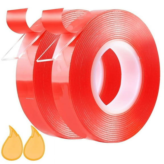 Made of Transparent Double-Sided Tape, Suitable for Home Decoration, Car Use, DIY, Hanging Pictures, Fixing Carpets