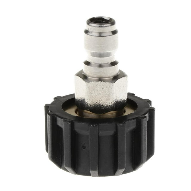 Set di adattatori per idropulitrice, kit di disconnessione rapida, da M22 / 14 girevole a attacco rapido da 3 / 8inch, sgancio rapido, ottone Baoblaze Adaptador de manguera para lavadora a presión