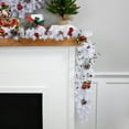 thumbnail image 3 of Northlight Canadian Pine Artificial Christmas Garland - 9' x 8" - White - Unlit, 3 of 7