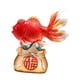 thumbnail image 4 of Estatua de Feng Shui chino, adorno de mesa, escultura decorativa KOI de buena Bolsa dorada, 4 of 9