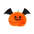 thumbnail image 2 of Disfraz de cosplay de dibujos animados con sombrero de calabaza de peluche para fiesta, espectáculo y carnaval., 2 of 9