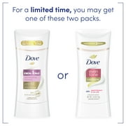 Dove Even Tone Womens Antiperspirant Deodorant Stick Peach Blossom & Rice Milk for All Skin, 2.6 oz