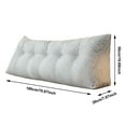 thumbnail image 2 of Soft Decorative Throw Pillow Polyester Fabric Irregular Line Design Durable Comfortable for Sofa Bedroom Living Room Home Decoration, 2 of 3