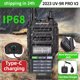 thumbnail image 2 of 2023 Baofeng UV-9R Pro V1 V2 impermeable IP68 Walkie Talkie tipo c cargador potente UHF VHF de largo alcance UV-9R Plus Ham CB Radio Tan Jianjun  unisex, 2 of 2