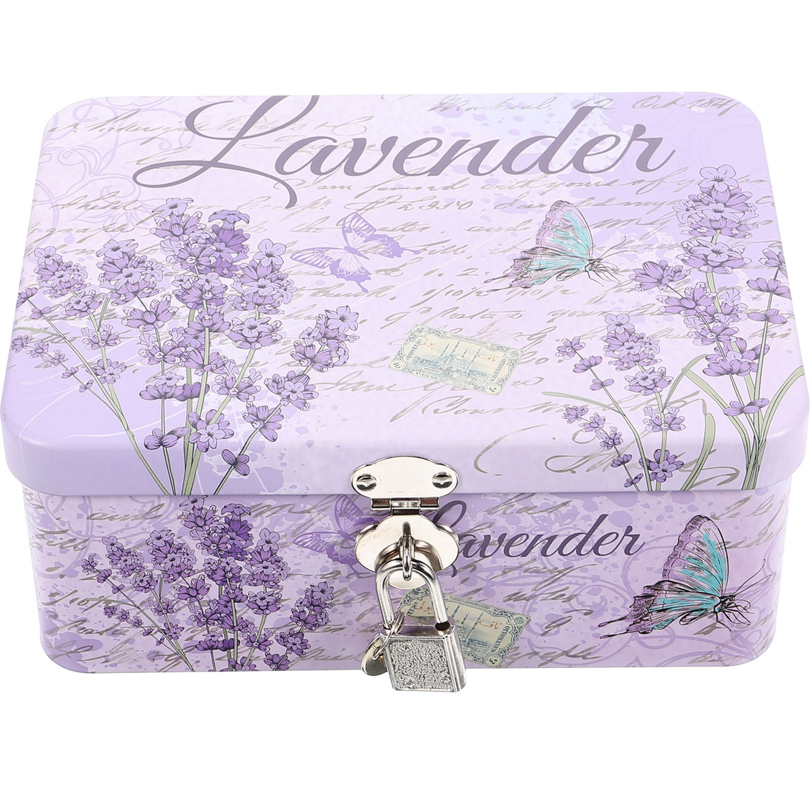 Locking Cash Box with Combination Lock Money Box Decorative Storage Box