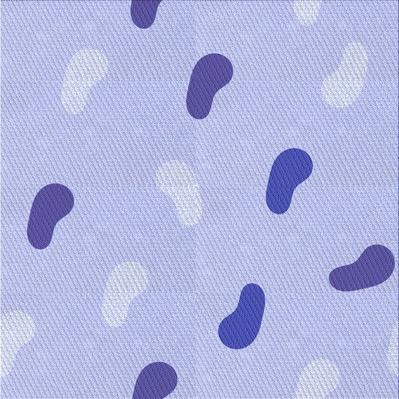 Ahgly Company Indoor Square Patterned Heavenly Blue Area Rugs, 8' Square
