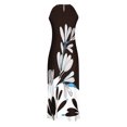 thumbnail image 4 of SMihono Robe d'Été Grande Taille pour Femmes 2023 Mode d'Été Imprimée Col Rond Sans Manches Robe à Épaules Dénudées, 4 of 5