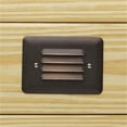 thumbnail image 1 of Kichler Lighting 15782AZT30R 3000K Warm-White LED Mini Step Light, Textured Architectural Bronze - 1W, 1 of 8