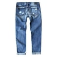 thumbnail image 4 of TMOYZQ Women's Baggy Wide Leg Jeans Ripped Distressed High Waist Stretch Denim Pants Casual Loose Boyfriend Jeans Bell Bottom Jeans Flare Jeans Bootcut Jeans with Pockets, 4 of 5