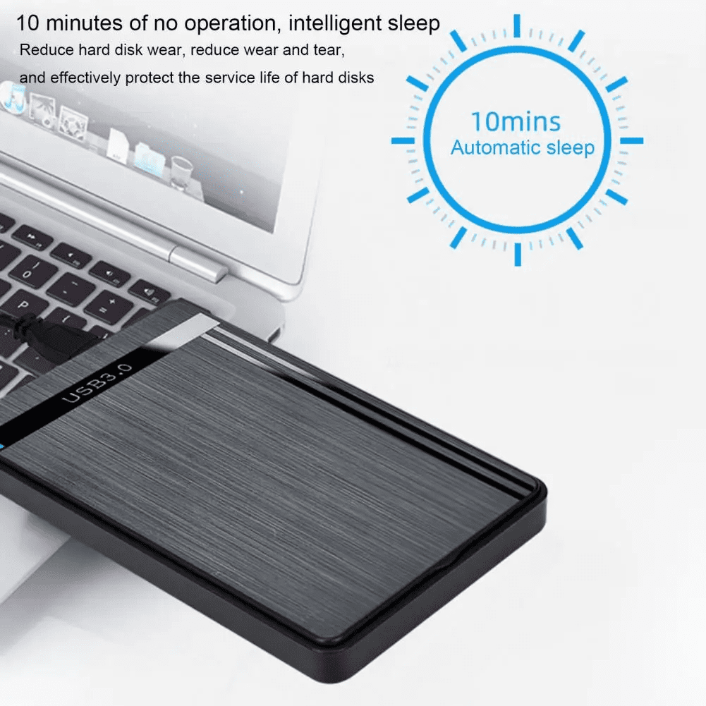 RIWPKFH 2.5-inch SSD Solid State Mechanical Serial Port SATA Toolless Micro Interface USB 3.0 External Mobile Hard Disk Case