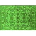 thumbnail image 1 of Ahgly Company Indoor Rectangle Oriental Green Industrial Area Rugs, 2' x 3', 1 of 4
