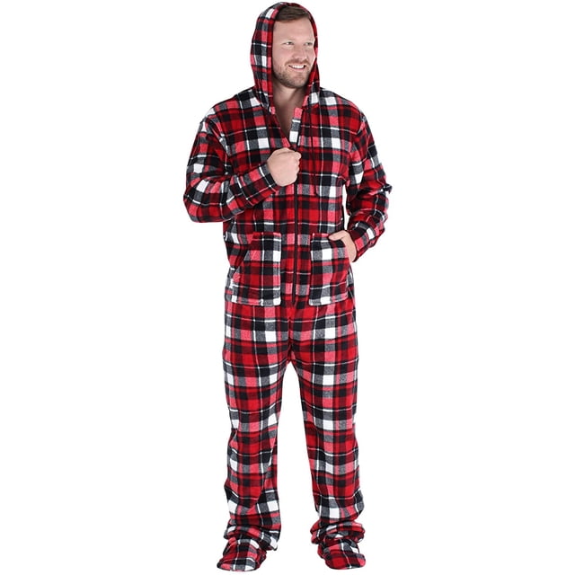 Pyjama à Capuche en Polaire pour Hommes