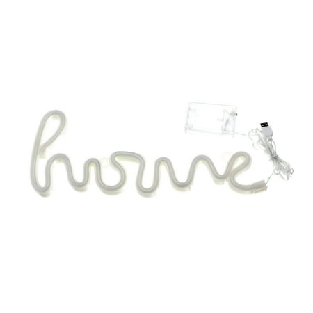 

USB Battery Box Dual Use Home Shape Latex Neon Atmosphere Night Light